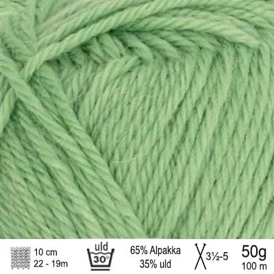 Alpakka uld garn fra Sandnes Garn Spring green