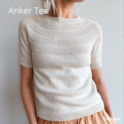 Anker Tee fra PetiteKnit (Opskrift i fysisk papirudgave) - KreStoffer