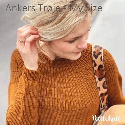 Ankers Trøje My Size fra PetiteKnit dame (Opskrift i fysisk papirudgave)