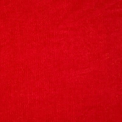 Babyfløjl med lidt stræk, rød - KreStoffer