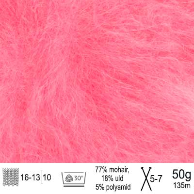 Ballerina Chunky Mohair garn fra Sandnes Garn - KreStoffer