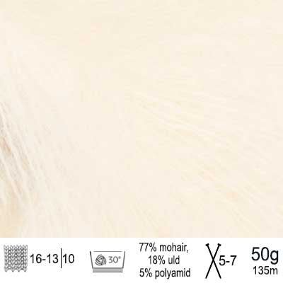 Ballerina Chunky Mohair garn fra Sandnes Garn - KreStoffer