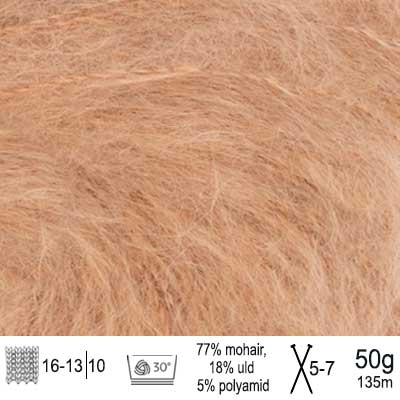 Ballerina Chunky Mohair garn fra Sandnes Garn - KreStoffer
