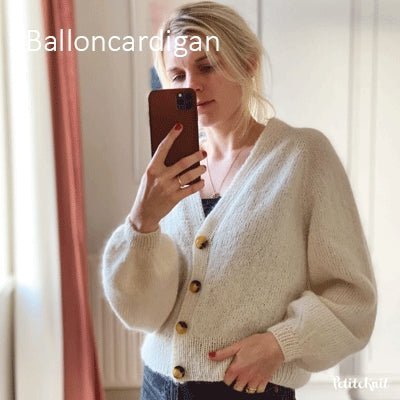 Balloncardigan fra PetiteKnit (Opskrift i fysisk papirudgave)