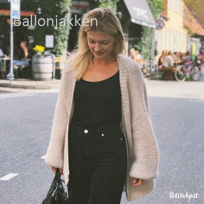 Ballonjakken fra PetiteKnit (Opskrift i fysisk papirudgave) - KreStoffer