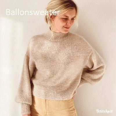 Ballonsweater fra PetiteKnit (Opskrift i fysisk papirudgave) - KreStoffer