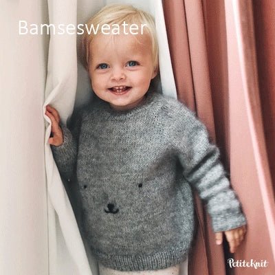 Bamsesweater fra PetiteKnit (Opskrift i fysisk papirudgave) - KreStoffer