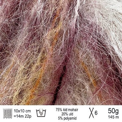Bella Color garn fra Permin Beige karry brun