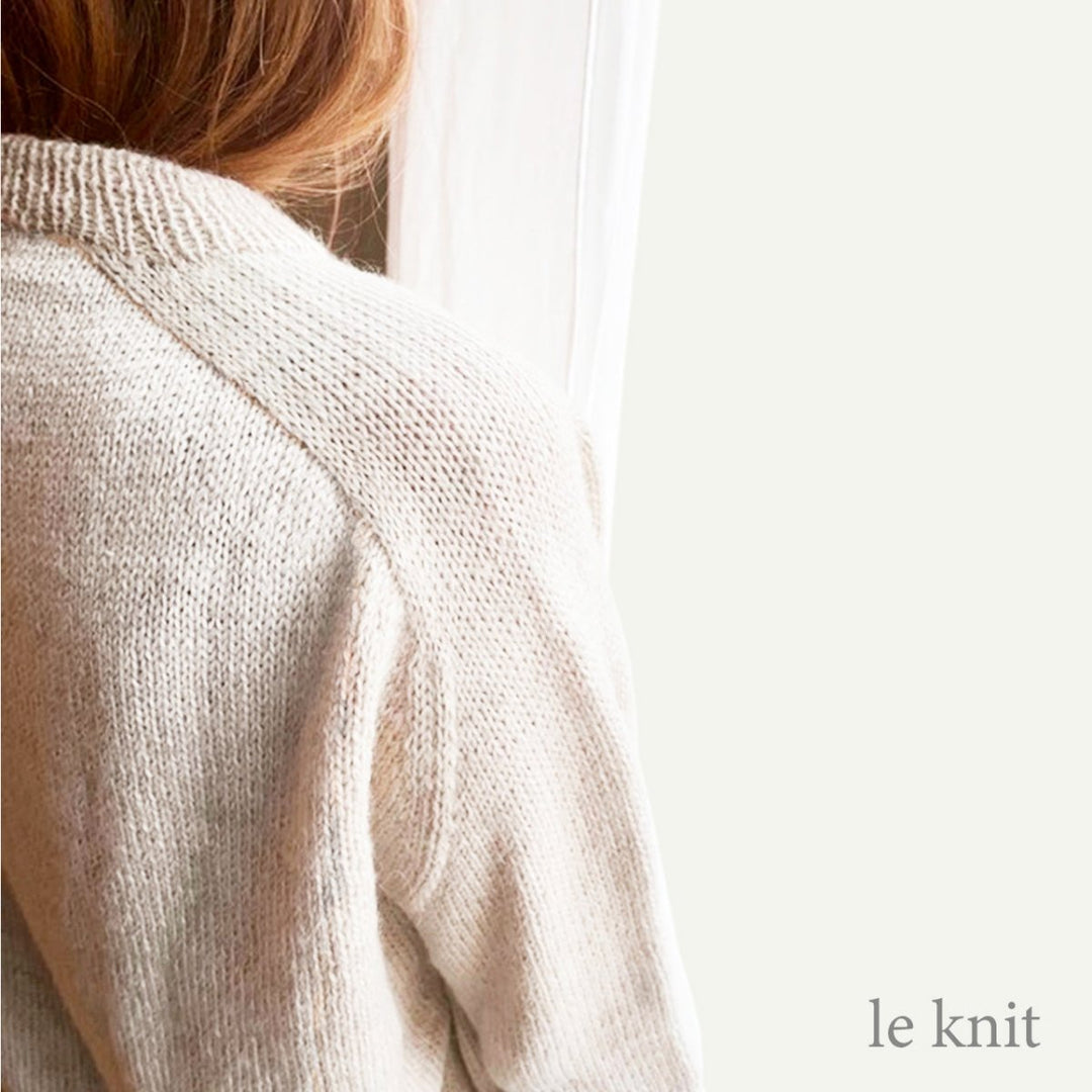 Boyfriend sweater fra Le Knit (Opskrift i fysisk papirudgave)