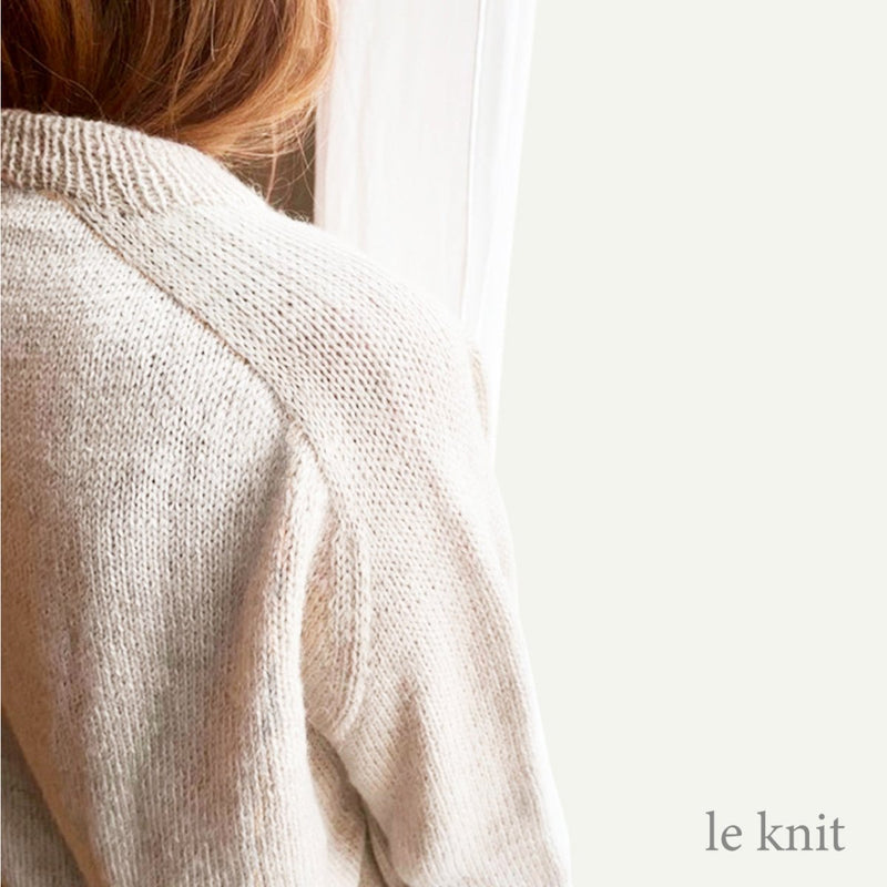 Boyfriend sweater fra Le Knit (Opskrift i fysisk papirudgave) - KreStoffer