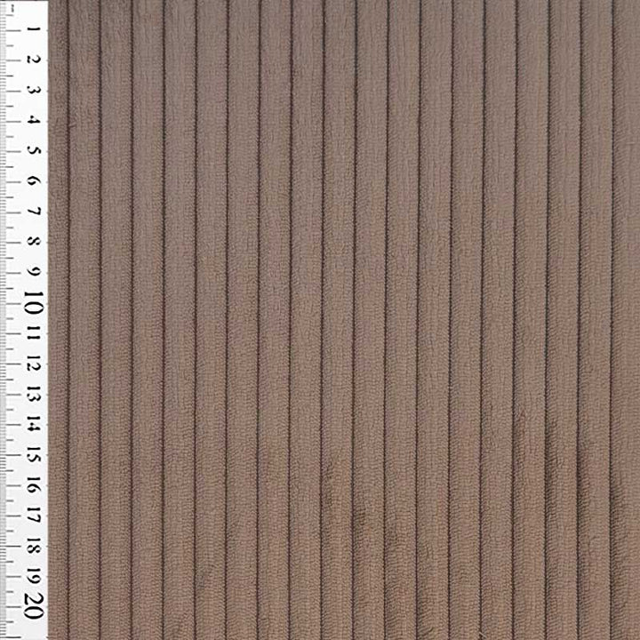 Bredriflet møbelfløjl beige