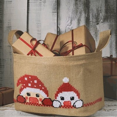 Broderi julekurv 79-1248 - KreStoffer