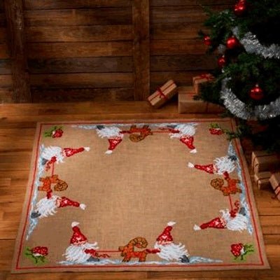 Broderi juletræstæppe 45-1244 - KreStoffer