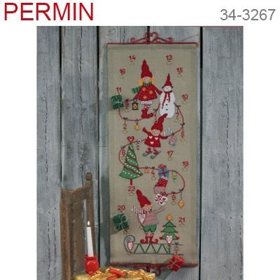 Broderi pakkekalender 34-3267 - KreStoffer