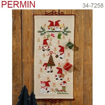Broderi pakkekalender 34-7258 - KreStoffer