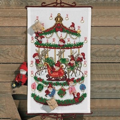 Broderi pakkekalender 34-9220 - KreStoffer