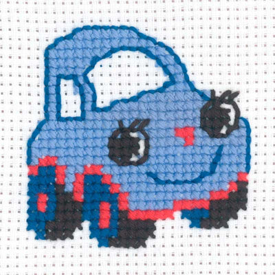 Broderikit Bil fra Permin - KreStoffer