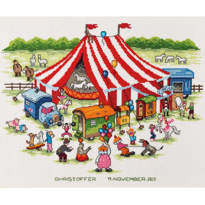 Broderikit Cirkus fra Permin