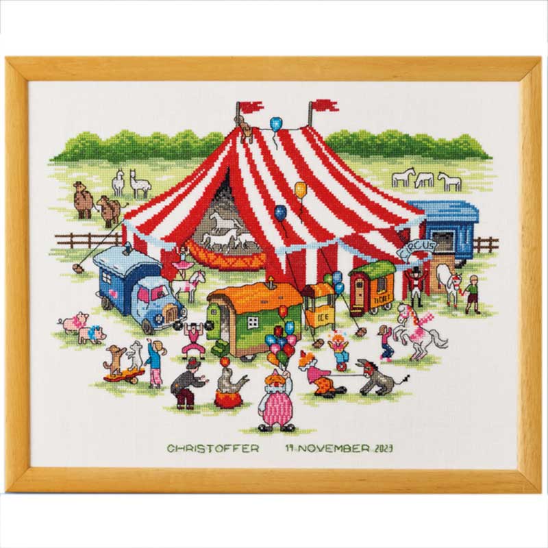 Broderikit Cirkus fra Permin