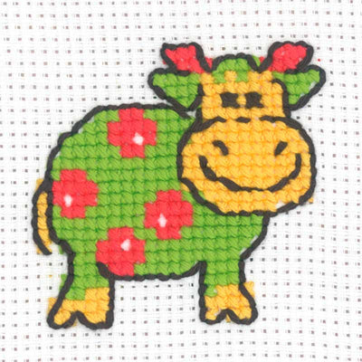 Broderikit Ko fra Permin - KreStoffer