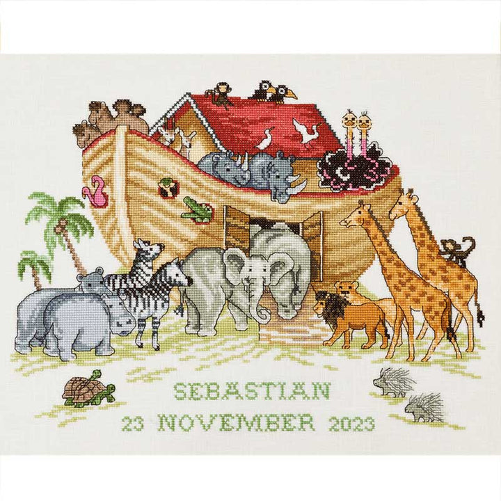 Broderikit Noahs Ark fra Permin