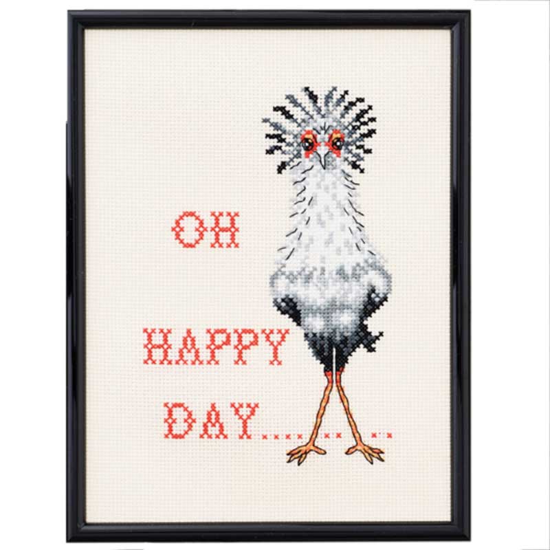 Broderikit - Oh happy day fra Permin - KreStoffer