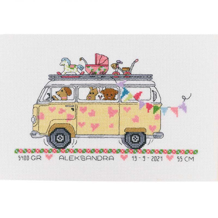 Broderikit Pigebussen fra Permin
