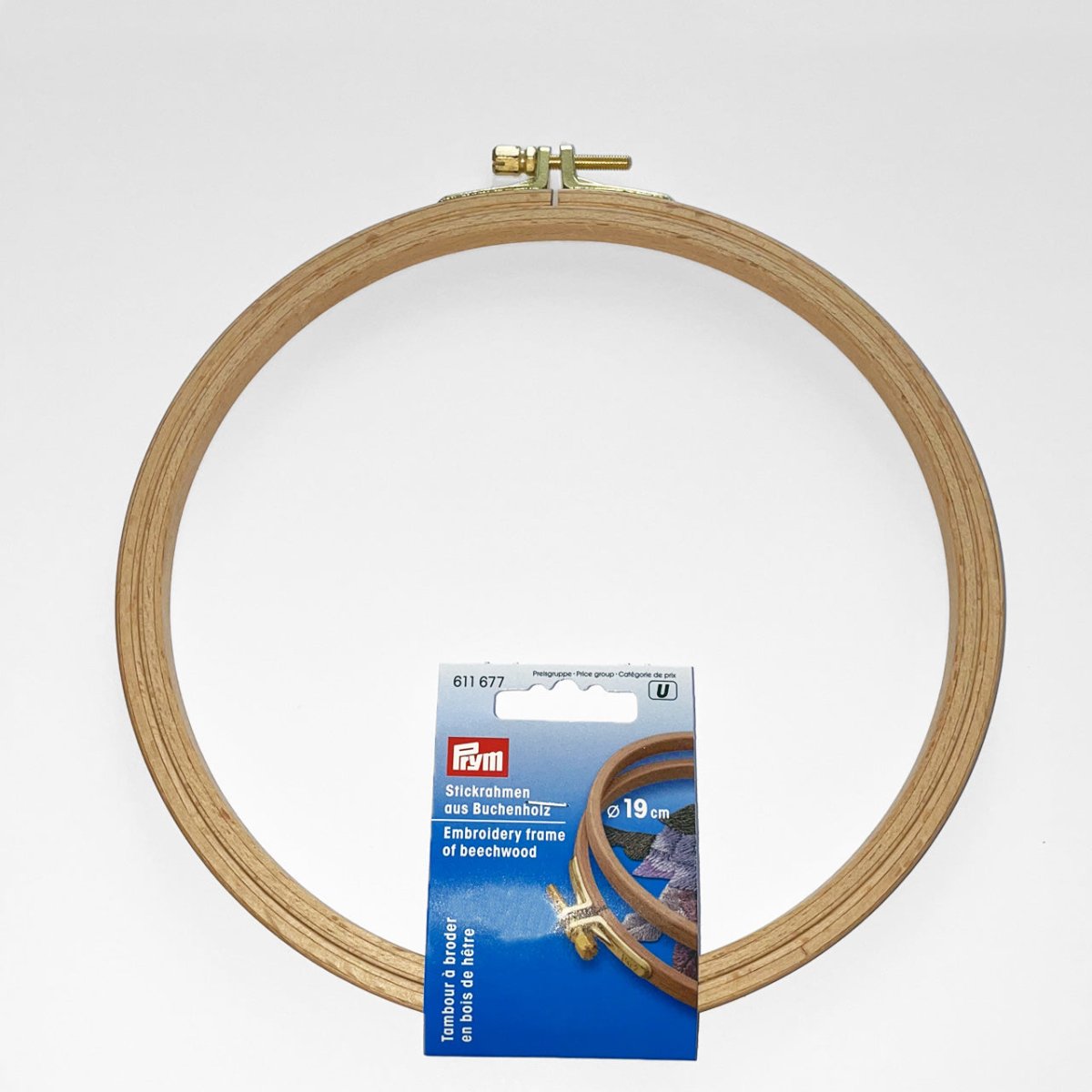 Broderiramme fra Prym 19 cm