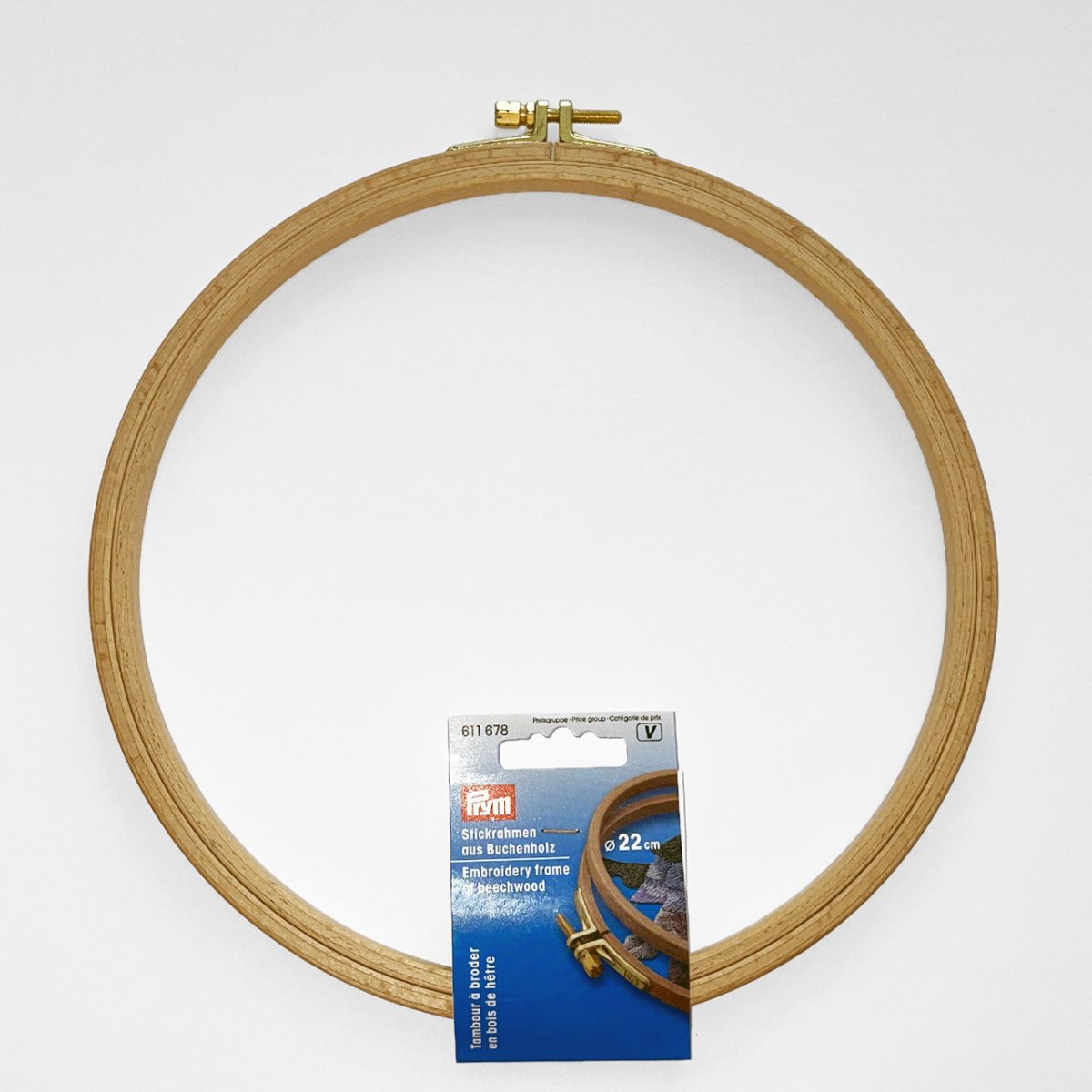 Broderiramme fra Prym 22 cm