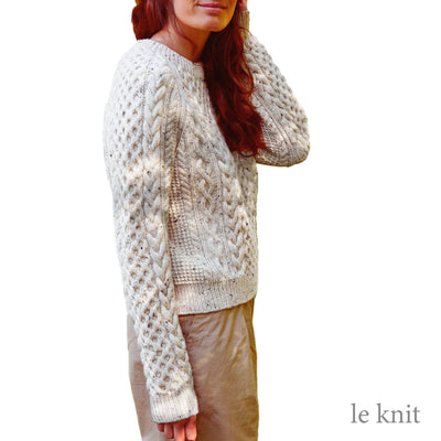 Cara sweater fra Le Knit (Opskrift i fysisk papirudgave) - KreStoffer