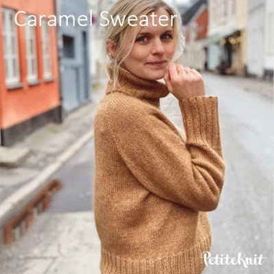 Caramel Sweater fra PetiteKnit (Opskrift i fysisk papirudgave)