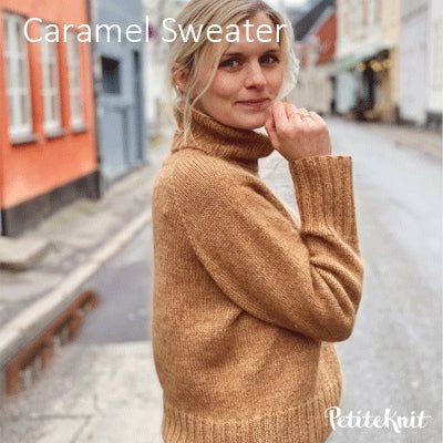 Caramel Sweater fra PetiteKnit (Opskrift i fysisk papirudgave) - KreStoffer