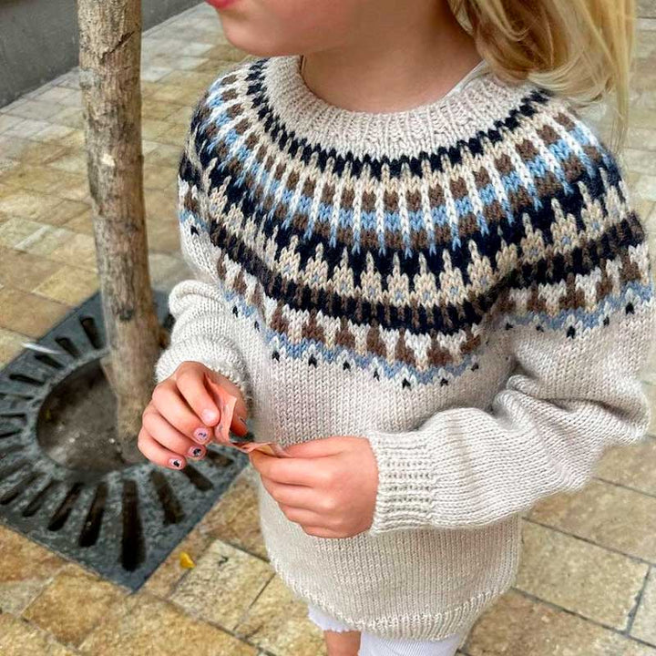 Celeste Sweater junior fra PetiteKnit (Opskrift i fysisk papirudgave)