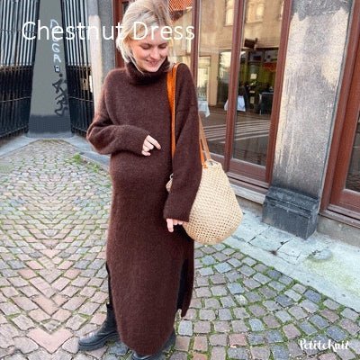 Chestnut Dress fra PetiteKnit (Opskrift i fysisk papirudgave) - KreStoffer