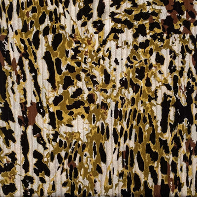 Chiffon med dyreprint, Asien - KreStoffer