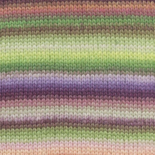 Cloud garn fra Lang Yarns Violet grøn blå gul