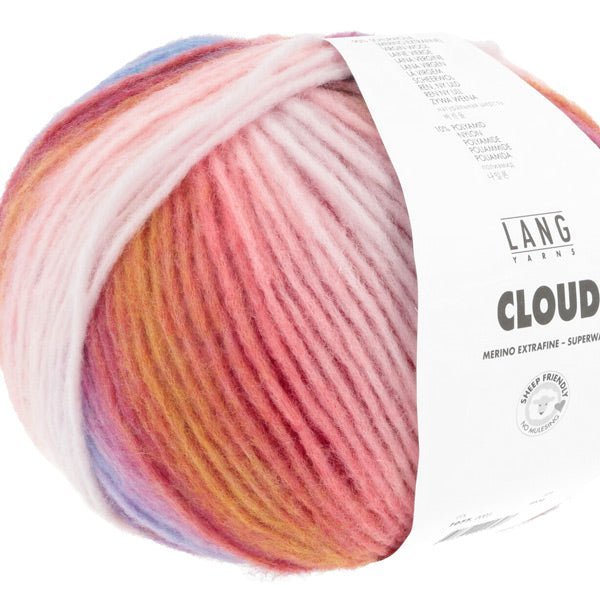 Cloud garn fra Lang Yarns Lyserød lyseblå