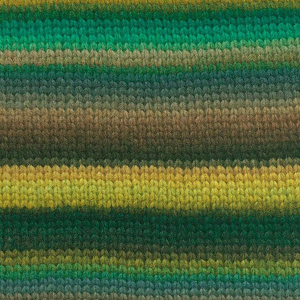 Cloud garn fra LANG Yarns farve 04 grøn gul brun