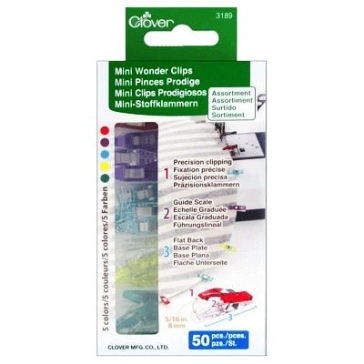 Clover Wonder Clips Mini - stofklemmer - KreStoffer