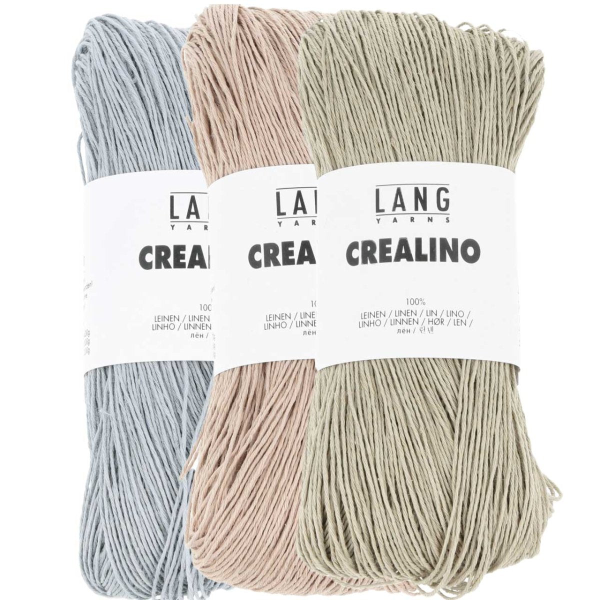 Crealino garn fra Lang Yarns 100% hør