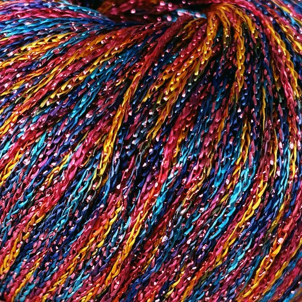 Creative Make It Glitter garn fra Rico Design Rainbow