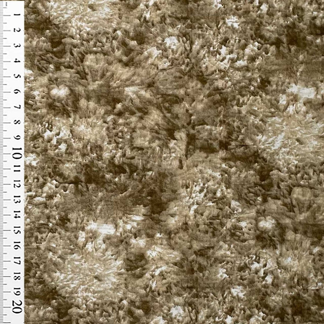 Crinkled bomuld med Atacama landscape