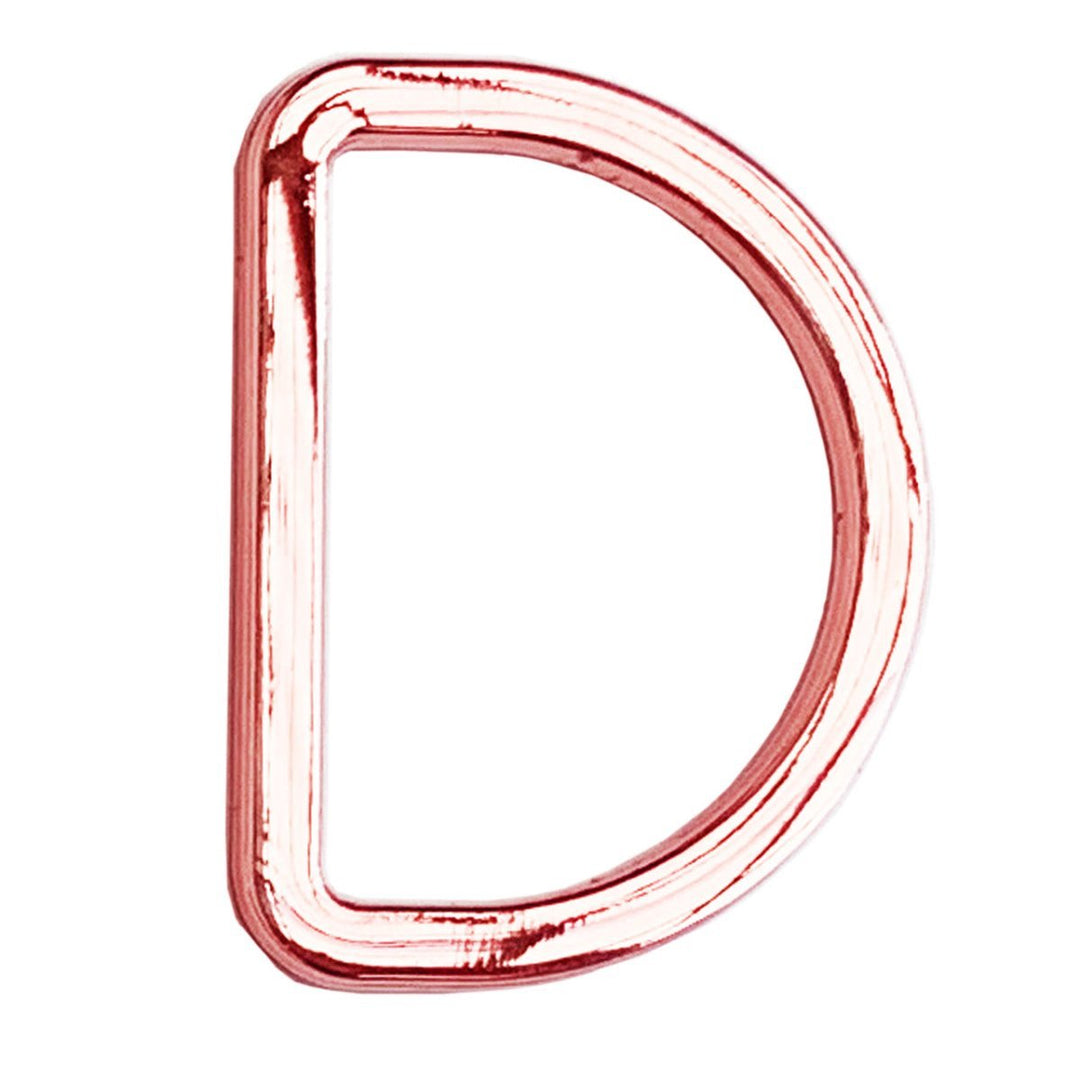 D-ring 30 mm rosagold