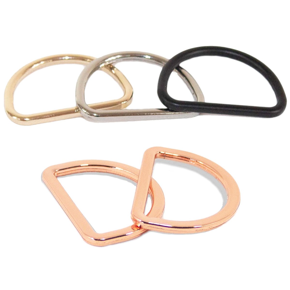 D-ring 30 mm sort