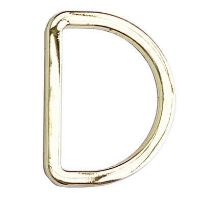 D-ring 35 mm, guld - KreStoffer