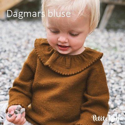 Dagmars Bluse fra PetiteKnit (Opskrift i fysisk papirudgave)