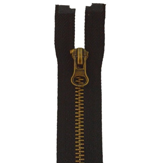 Delbar lynlås 30-80 cm sort