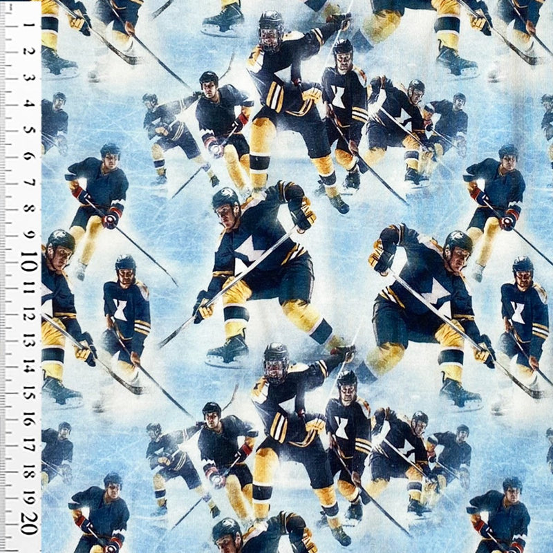 Digital bomuldsjersey med ishockey - KreStoffer