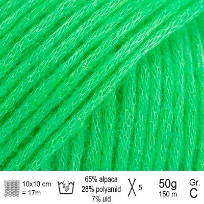 Drops Air garn Farve Pistacieis mix - KreStoffer