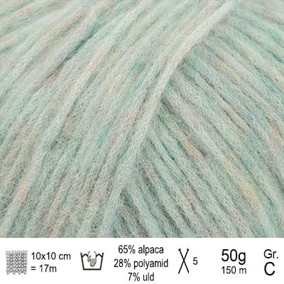 Drops Air garn Farve Beige mix - KreStoffer